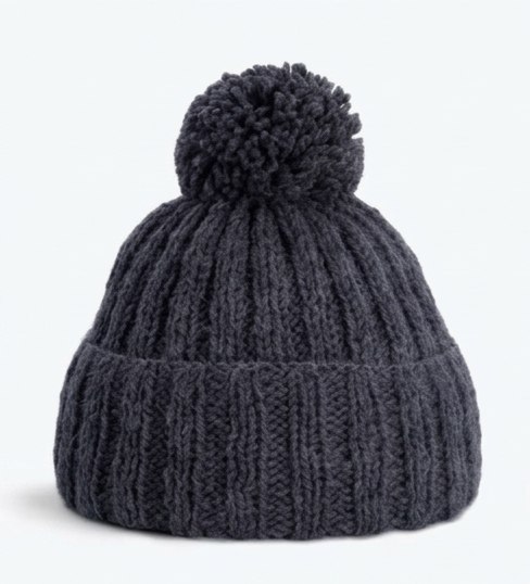 001 beanie, slate grey