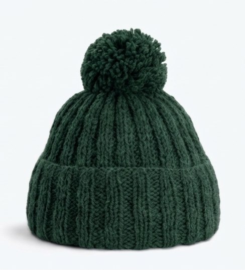004 beanie, forest green